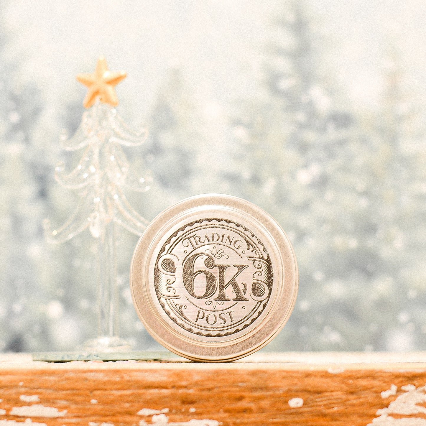 Small Tinned Handpoured Natural Wax Candles