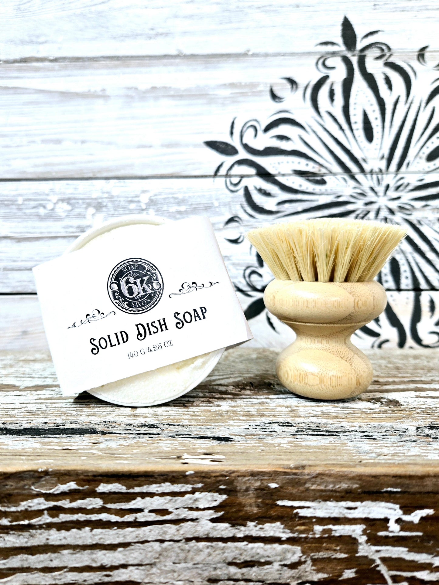 Agave & Bamboo Vegetable or Kitchen Scrub Brush